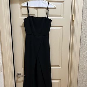 White House Black Market black cocktail jumpsuit